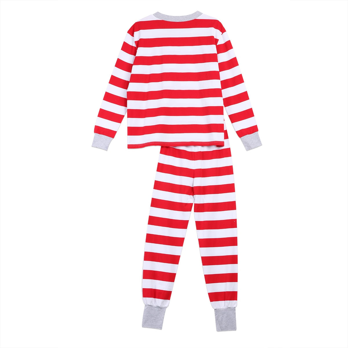 Xmas Stripe Family Matching Christmas Pajamas PJs