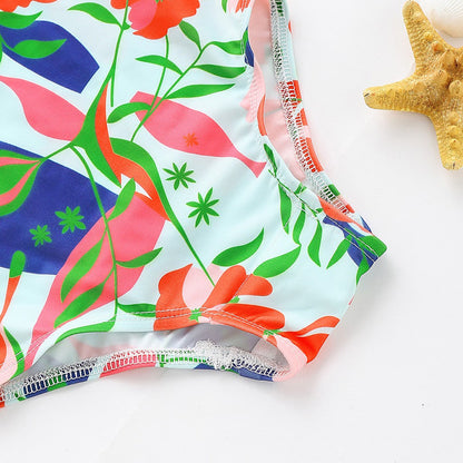 children swimwear fo girls Polyester swimsuit kids
