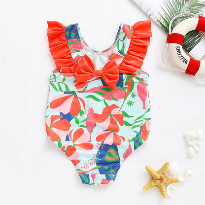 children swimwear fo girls Polyester swimsuit kids
