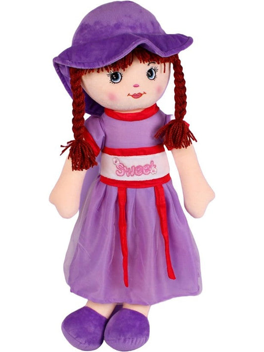 Cute & Adorable Purple Soft/Plush Doll Toy for Girls