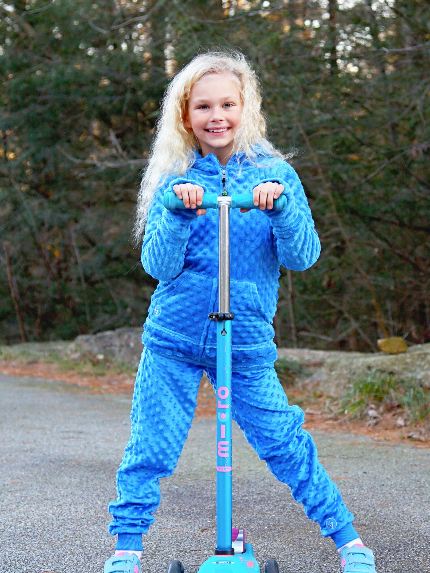 Girls Joggers - 2 Pack | Cotton Candy Tie Dye & Inspiration Blue |