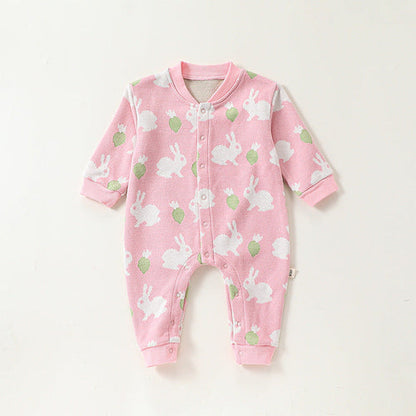 Autumn and Spring New Arrival Baby Girls Simple Animals Cartoon