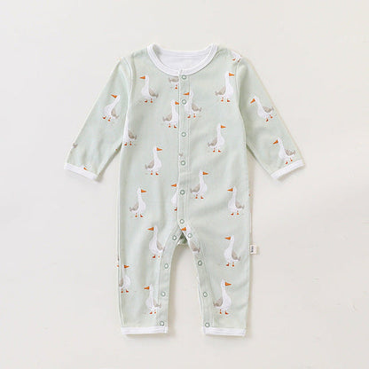 Autumn and Spring New Arrival Baby Unisex Simple Animals Cartoon