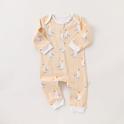 Autumn and Spring New Arrival Baby Unisex Simple Animals Cartoon